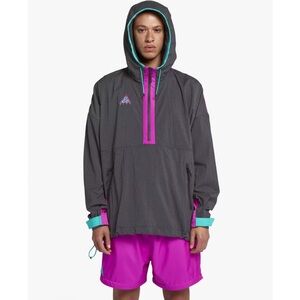 Nike ACG Men Multicolour Nylon Anorak Hooded Jacket SMALL Gorpcore Streetwear